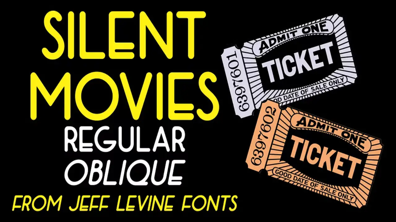 What Is The Name Of The Most Popular Silent Movie - Font