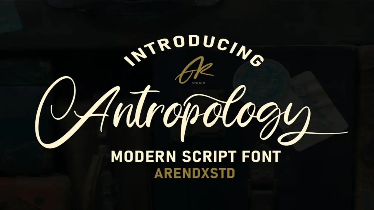 What is the Anthropologie font