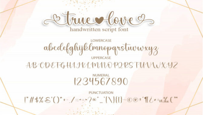 Why Choose True Love Font
