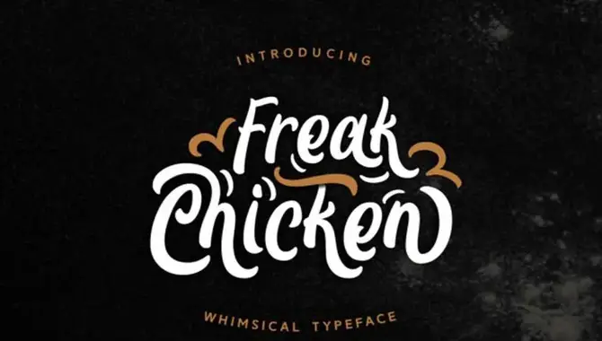 Yesteryear Chicken Fonts