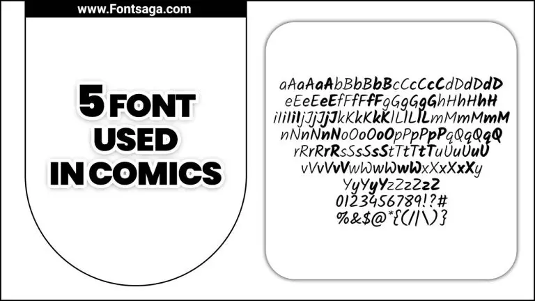 5 Font Used In Comics