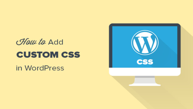 Adding CSS Code In WordPress