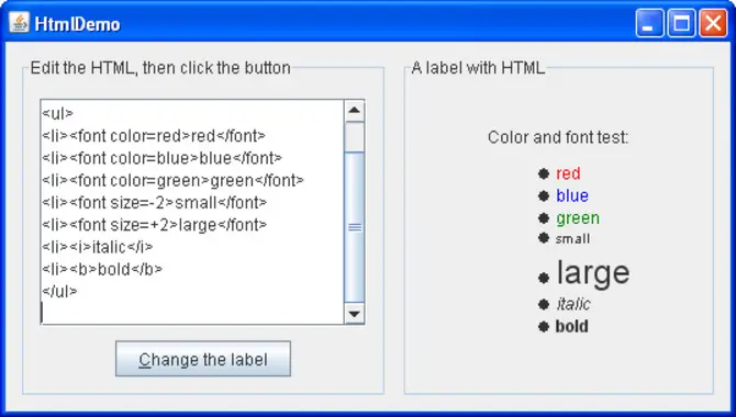 Applying Font Size To A Jlabel