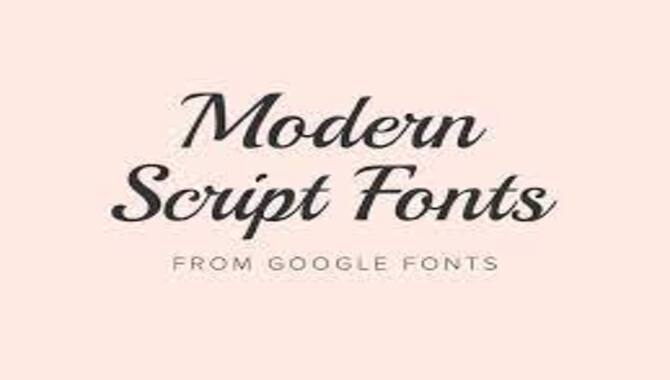 Best Display Fonts For Google Script