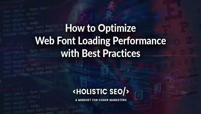 Best Practices For Optimizing Font Loading