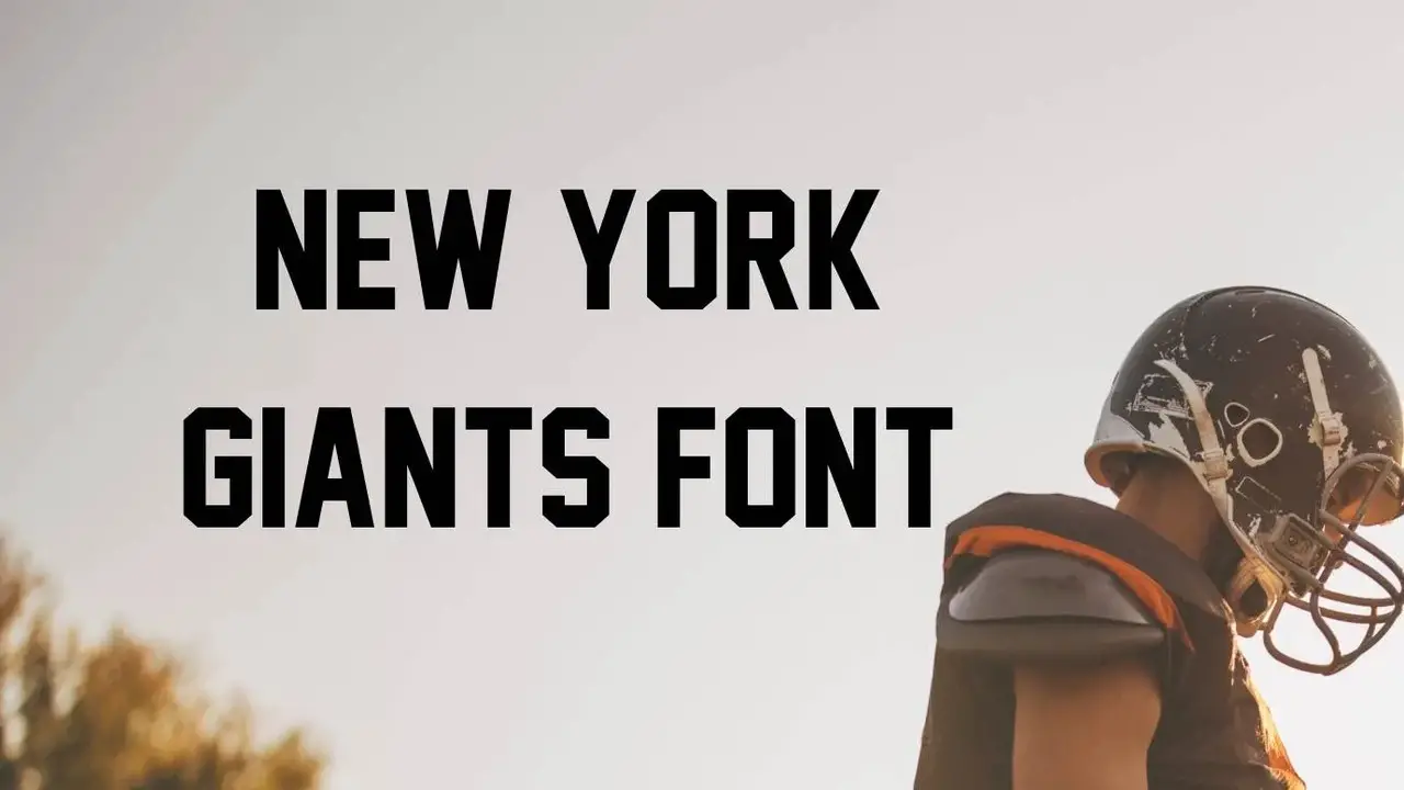Best Uses Of The New York Giants Font