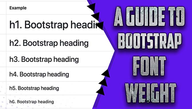 Bootstrap Font Weight