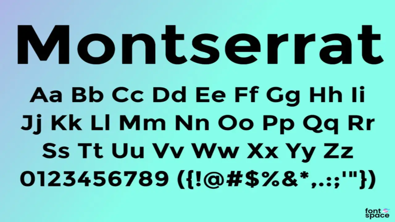 Choosing The Right Montserrat Font Style