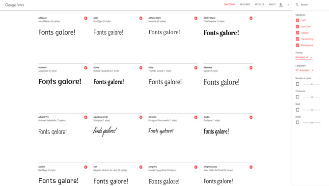 Choosing The Right Typeface For Your Font Sizes