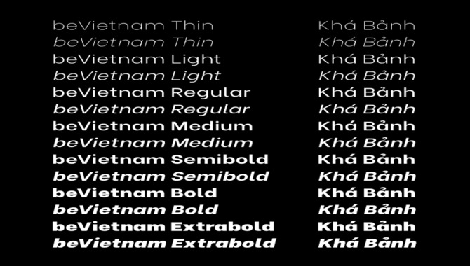 Choosing The Right Vietnamese Font