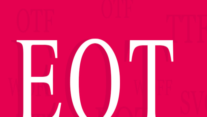 Choosing the right EOT font