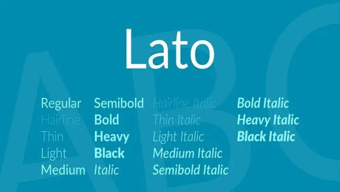 Creating A Cohesive Brand Identity With Font Family Lato