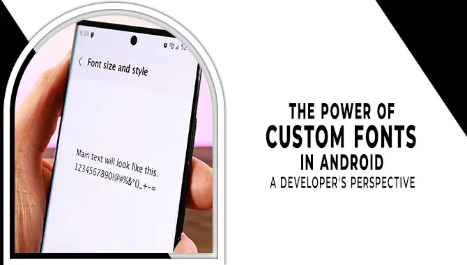 Custom Fonts In Android