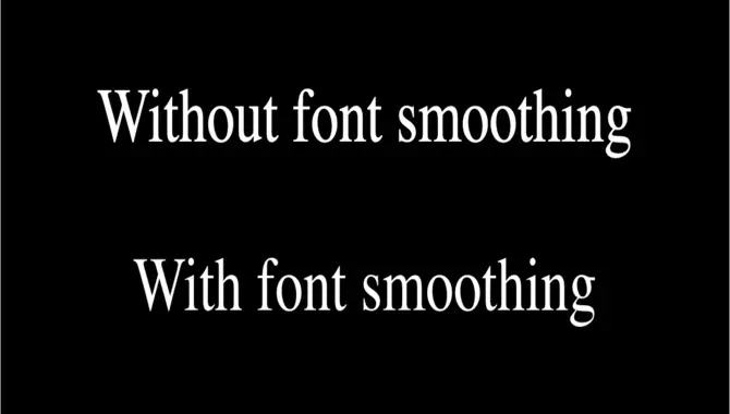 Customizing Font Smoothing