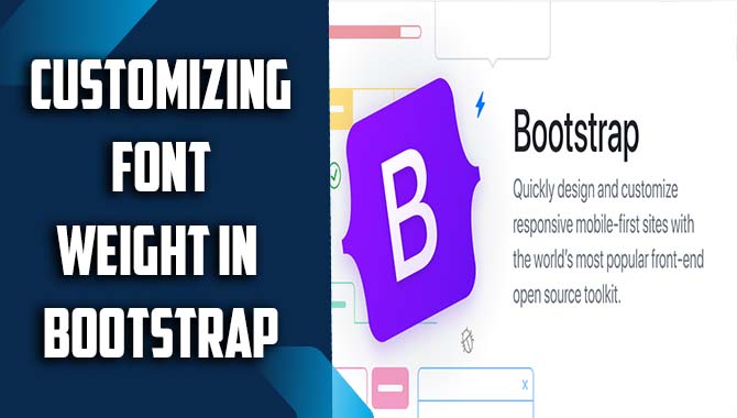 Customizing Font Weight In Bootstrap