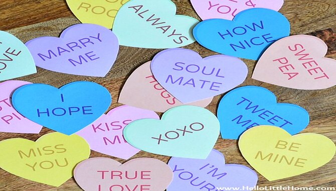 DIY Tips For Creating Your Conversation Heart Font