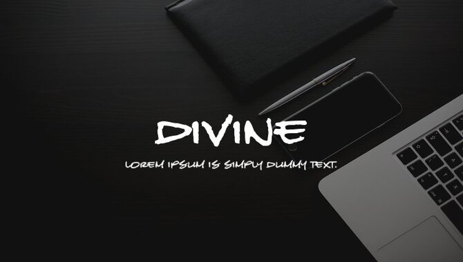 Divine Font And Atom