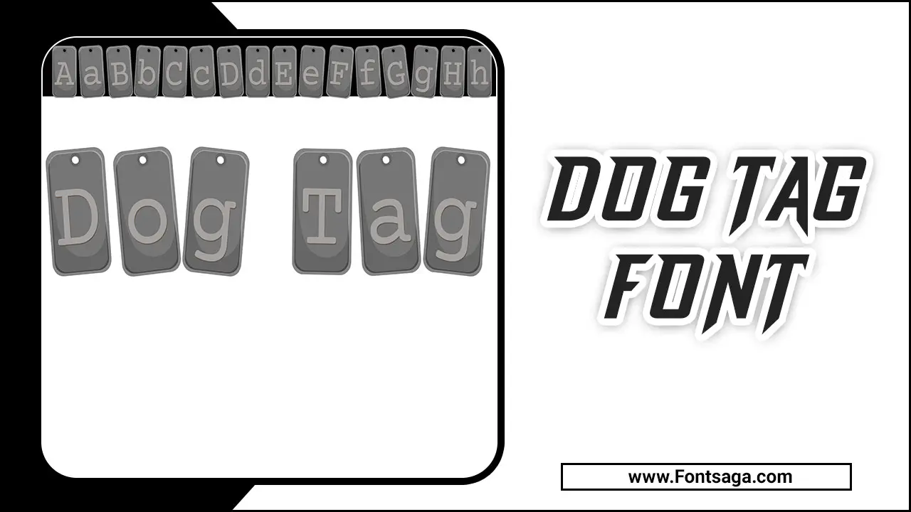 Dog Tag Font