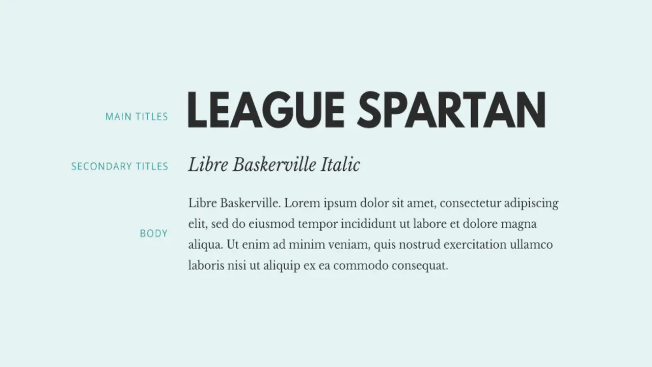 Exploring The Best Options For League Spartan Font Pairing