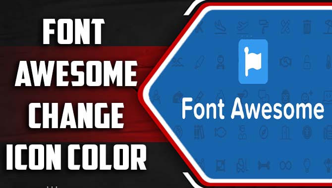 Font Awesome Change Icon Color