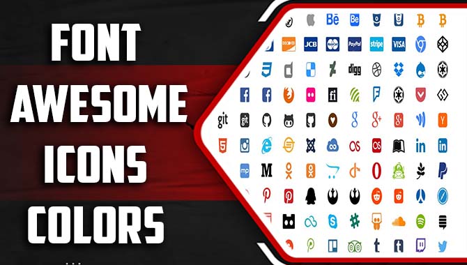 Font Awesome Icons Colors