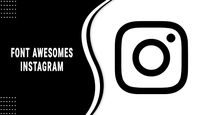 Font Awesomes Instagram