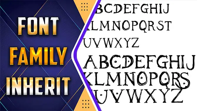 Font Family Inherit