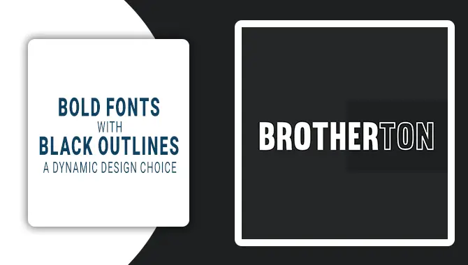 Fonts With Black Outlines