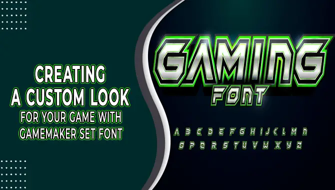 Game With Gamemaker Set Font