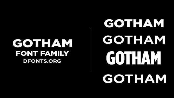 Gotham Font Family