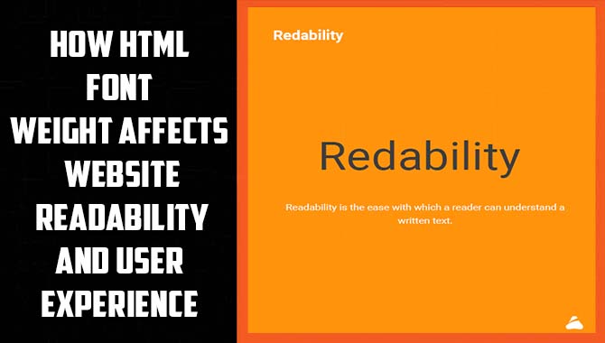 How HTML Font Weight Affects Website Readability