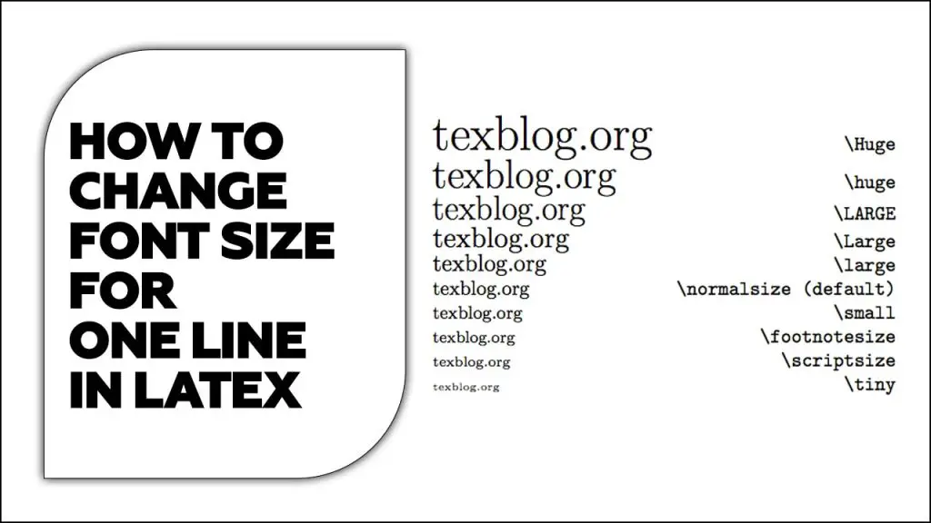 How To Change Font Size For One Line In Latex Expert Advice