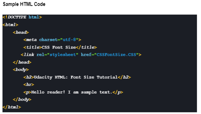 How To Change Font Size In CSS