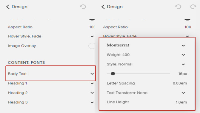 How To Change Font Size In Design