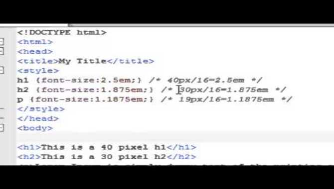 Html Span Font Size - A Complete User's Guide