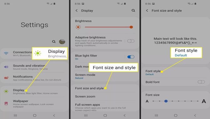 How To Change Text Font On Android Applications