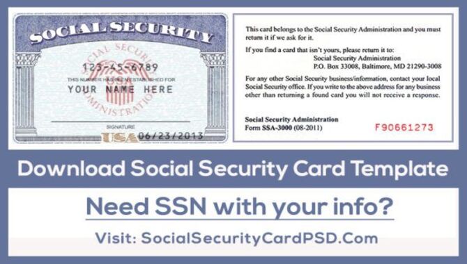 How To Use Social Security Card Font - Expert Guide