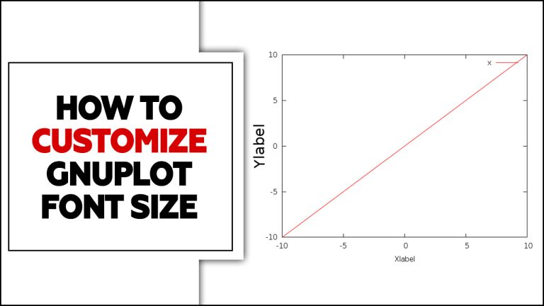 How To Customize Gnuplot Font Size – A Complete Guide