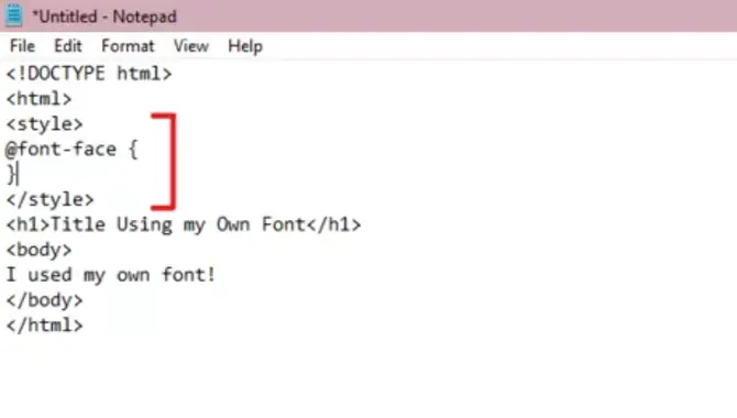 How To Declare Fonts In HTML And CSS