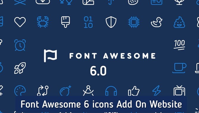 How To Develop Font Awesome 6