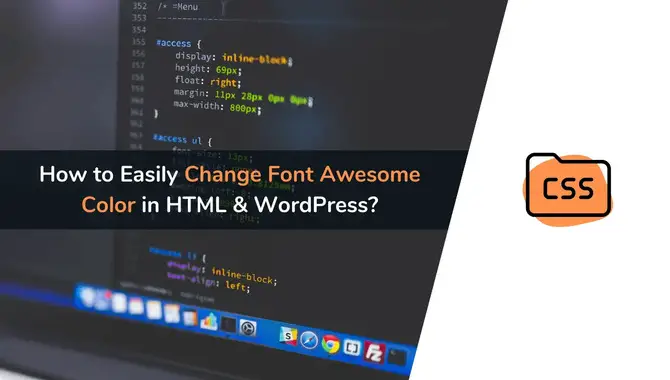 How To Develop Font Awesome Color Change