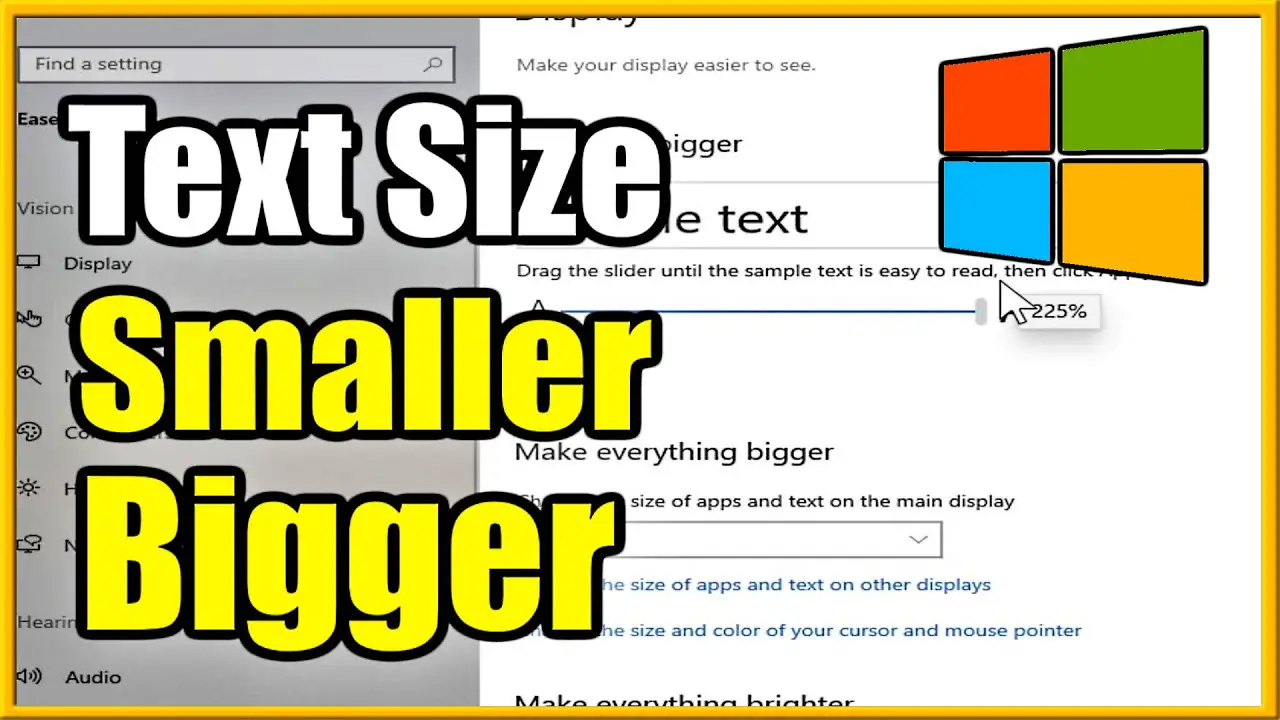 How To Make Your Font Size Bigger Or Smaller On A Computer