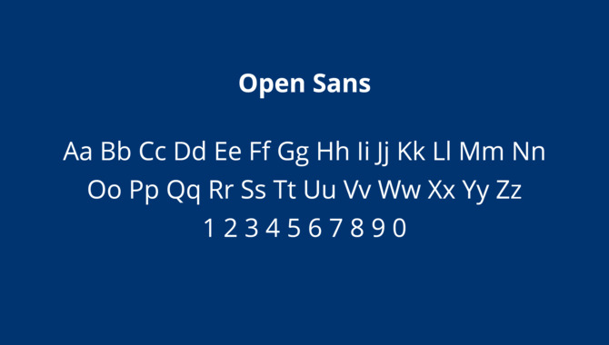 How To Maximize Effects Of Font Open Sans In Your Document