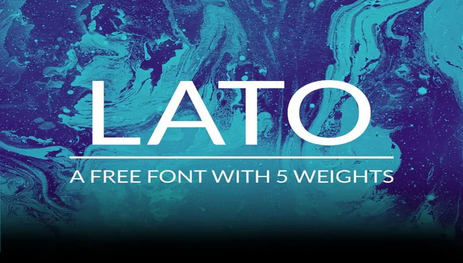 How To Use A Lato Font Family In Your Web Design