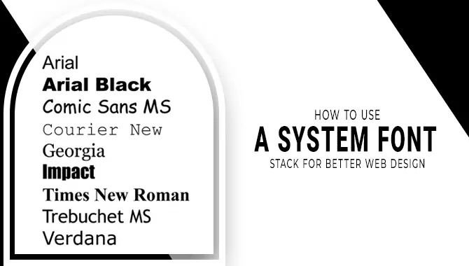 How To Use A System Font Stack