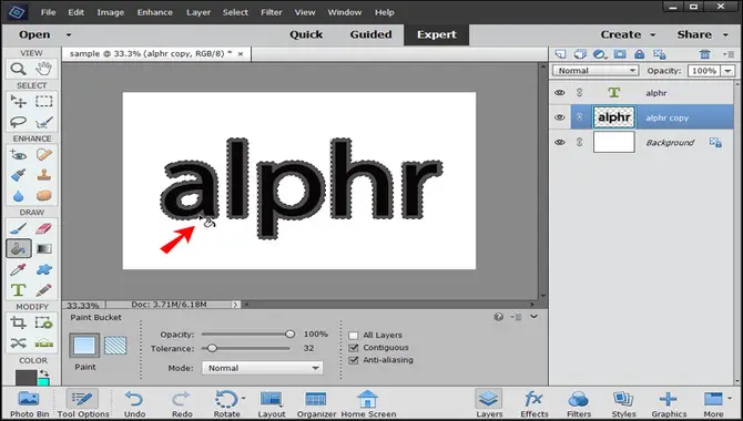 How To Use Font With White Outline In Photoshop