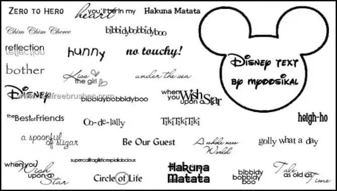 How To Use The Disney Font In Photoshop