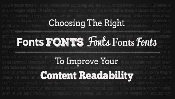 Improving Readability With Proper Font Size Selection