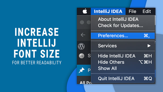 Increase Intellij Font Size