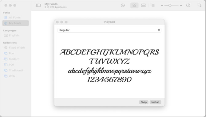 Installing Fonts With Font Book On Mac